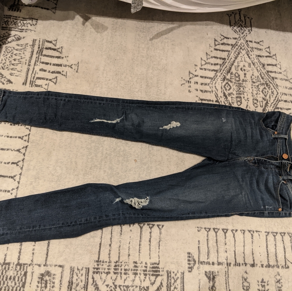 Size 2 Level 99 stitch fix skinny distressed jeans